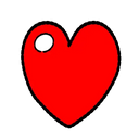 Gif animé coeur rouge